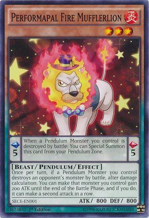 Performapal Fire Mufflerlion [1st Edition] SECE-EN001