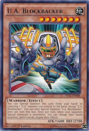 U.A. Blockbacker [1st Edition] SECE-EN088