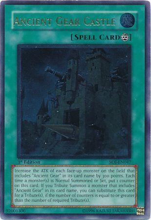Ancient Gear Castle [Ultimate Rare 1st Edition] SOI-EN047