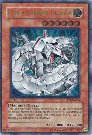 Cyber Barrier Dragon [Ultimate Rare 1st Edition] SOI-EN006