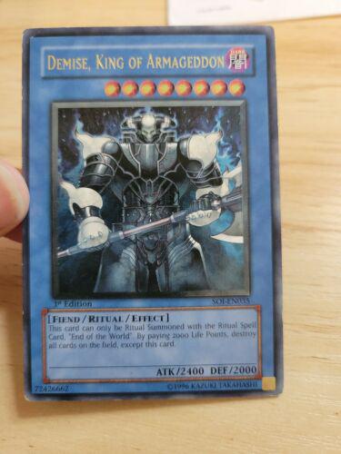Demise, King of Armageddon [Ultimate Rare] SOI-EN035