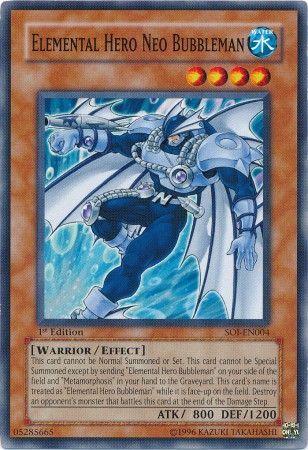 Elemental Hero Neo Bubbleman [1st Edition] SOI-EN004