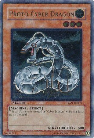 Proto-Cyber Dragon [Ultimate Rare 1st Edition] SOI-EN010
