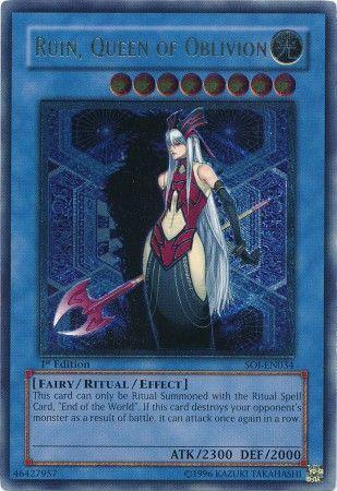 Ruin, Queen of Oblivion [Ultimate Rare 1st Edition] SOI-EN034