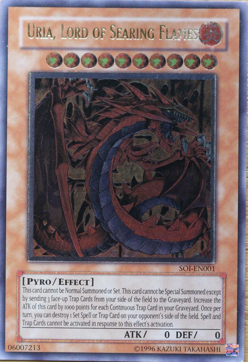 Uria, Lord of Searing Flames [Ultimate Rare] SOI-EN001