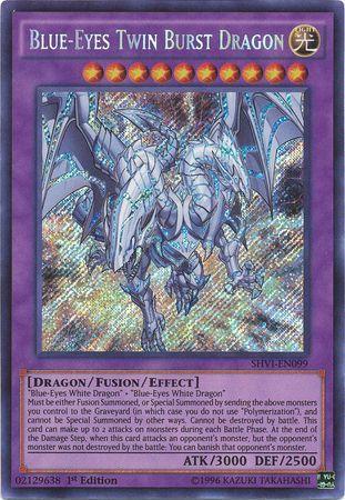 Blue-Eyes Twin Burst Dragon [1st Edition] SHVI-EN099