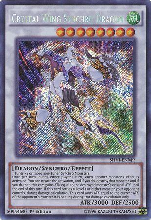 Crystal Wing Synchro Dragon [1st Edition] SHVI-EN049