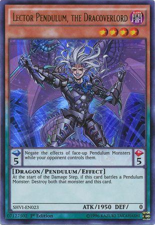 Lector Pendulum, the Dracoverlord [1st Edition] SHVI-EN023