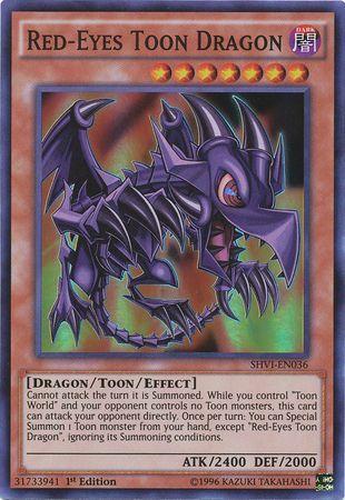 Red-Eyes Toon Dragon [1st Edition] SHVI-EN036