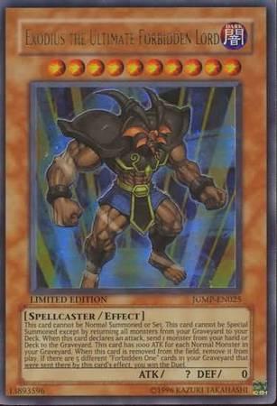 Exodius the Ultimate Forbidden Lord JUMP-EN025