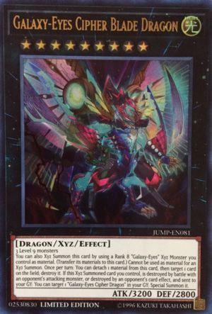 Galaxy-Eyes Cipher Blade Dragon JUMP-EN081