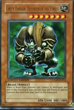 Green Baboon, Defender of the Forest JUMP-EN014