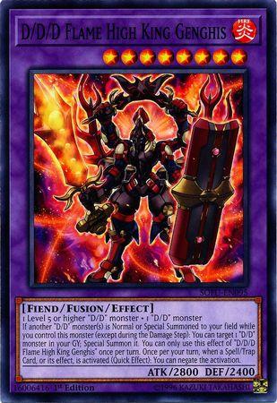 D/D/D Flame High King Genghis [1st Edition] SOFU-EN095