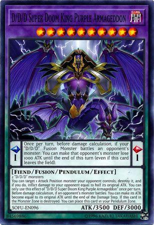 D/D/D Super Doom King Purple Armageddon SOFU-EN096