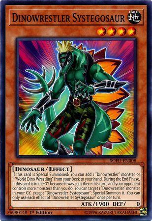 Dinowrestler Systegosaur [1st Edition] SOFU-EN008
