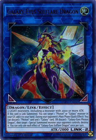 Galaxy-Eyes Solflare Dragon [1st Edition] SOFU-EN042