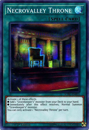 Necrovalley Throne [1st Edition] SOFU-EN055