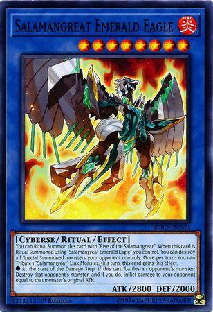 Salamangreat Emerald Eagle [1st Edition] SOFU-EN033