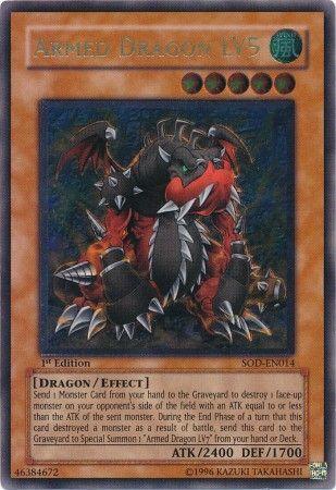Armed Dragon LV5 [Ultimate Rare 1st Edition] SOD-EN014