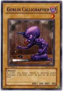 Goblin Calligrapher [1st Edition] SOD-EN004