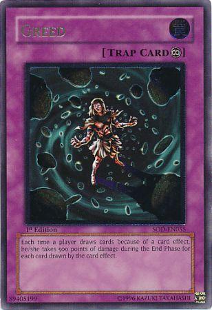 Greed [Ultimate Rare 1st Edition] SOD-EN055
