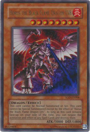 Horus the Black Flame Dragon LV8 SOD-EN008