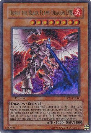Horus the Black Flame Dragon LV8 [1st Edition] SOD-EN008