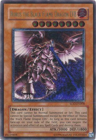 Horus the Black Flame Dragon LV8 [Ultimate Rare] SOD-EN008