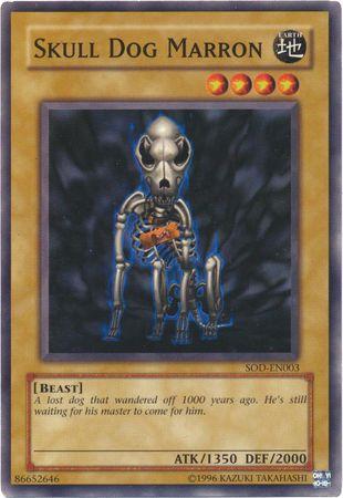 Skull Dog Marron SOD-EN003