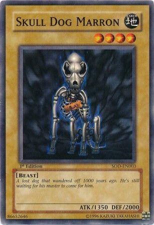 Skull Dog Marron [1st Edition] SOD-EN003