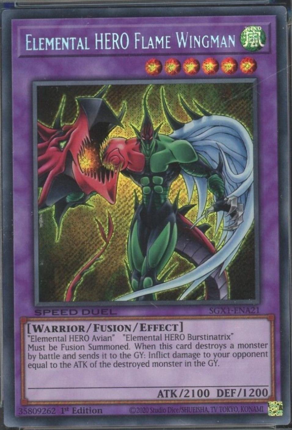 Elemental HERO Flame Wingman SGX1-ENA21