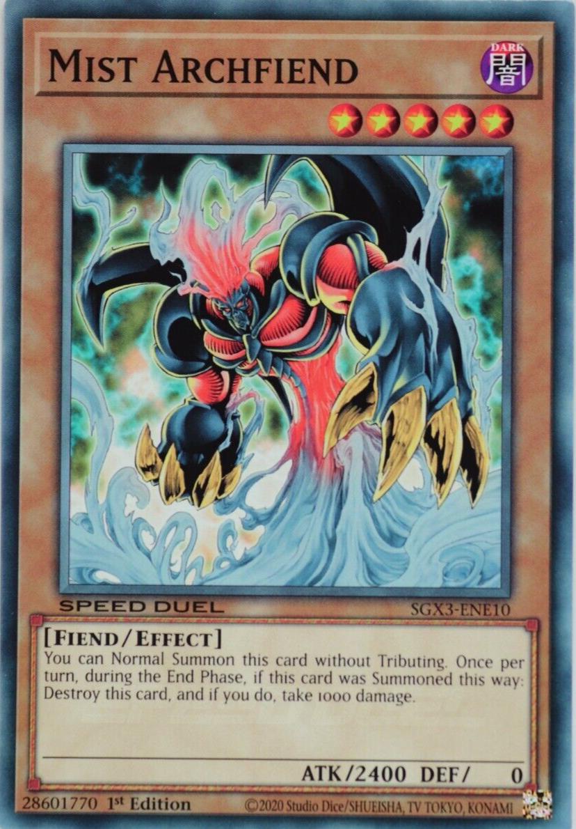 Mist Archfiend SGX3-ENE10