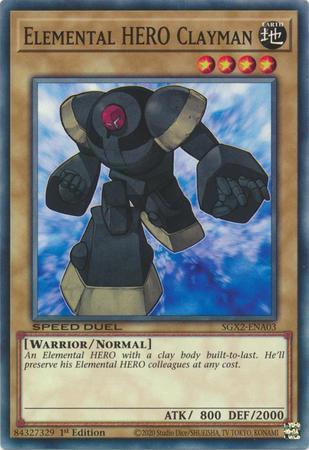 Elemental HERO Clayman SGX2-ENA03