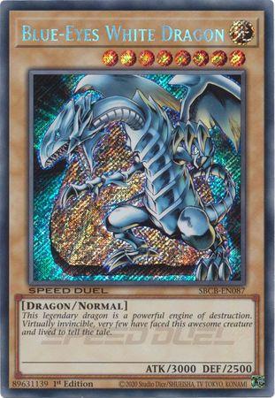 Blue-Eyes White Dragon [Secret Rare] SBCB-EN087