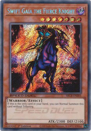 Swift Gaia the Fierce Knight [Secret Rare] SBCB-EN005