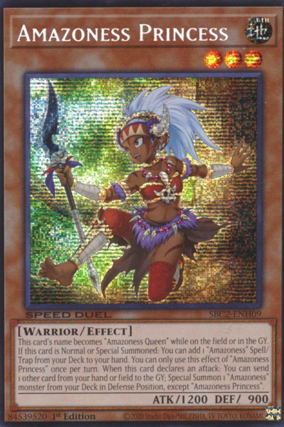 Amazoness Princess [Prismatic Secret Rare] SBC2-ENH09