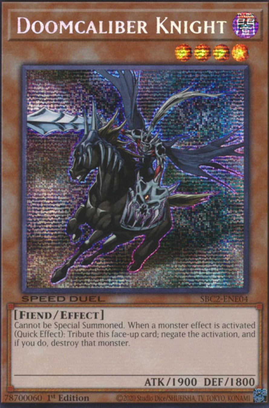 Doomcaliber Knight [Prismatic Secret Rare] SBC2-ENE04