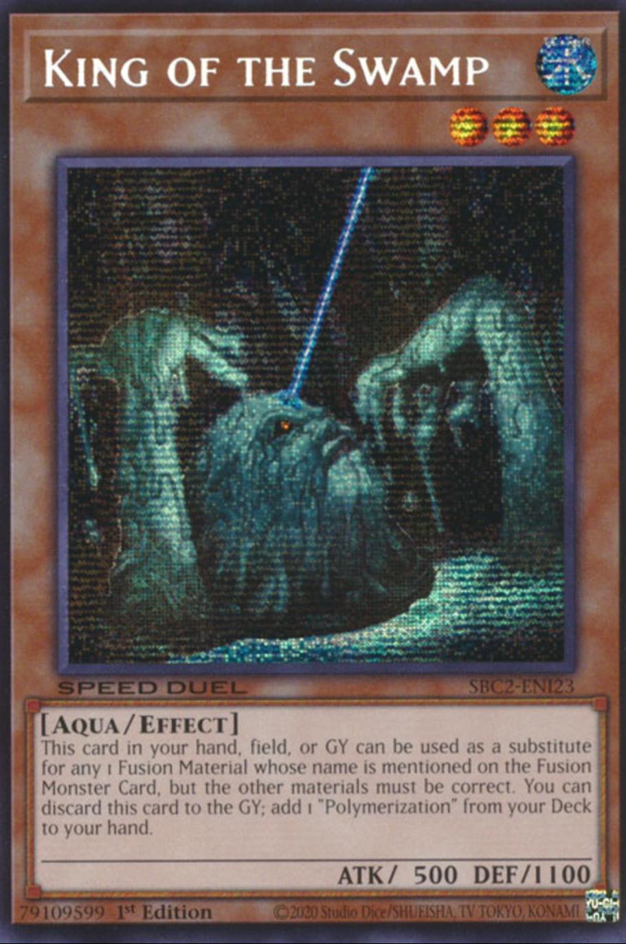 King of the Swamp [Prismatic Secret Rare] SBC2-ENI23