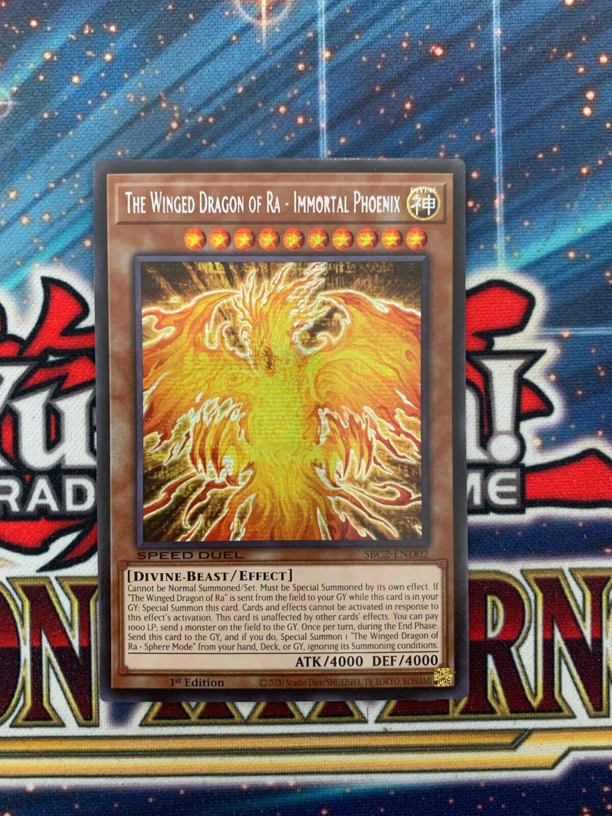 The Winged Dragon of Ra - Immortal Phoenix [Prismatic Secret Rare] SBC2-END02