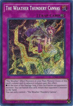 The Weather Thundery Canvas SPWA-EN040