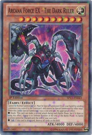 Arcana Force EX - The Dark Ruler [Starfoil 1st Edition] SP13-EN043