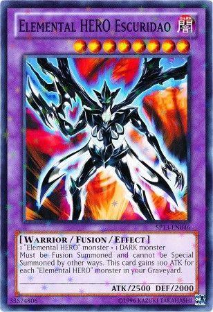 Elemental HERO Escuridao [Starfoil] SP13-EN046