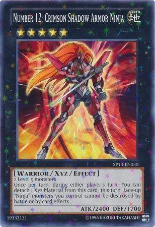 Number 12: Crimson Shadow Armor Ninja [Starfoil] SP13-EN030