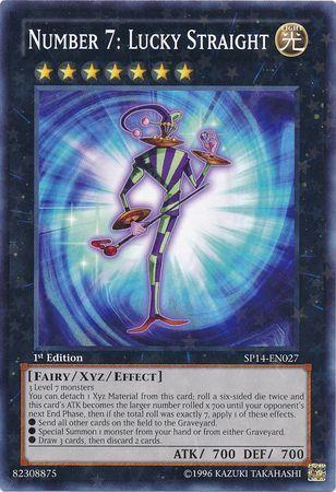Number 7: Lucky Straight [Starfoil] SP14-EN027