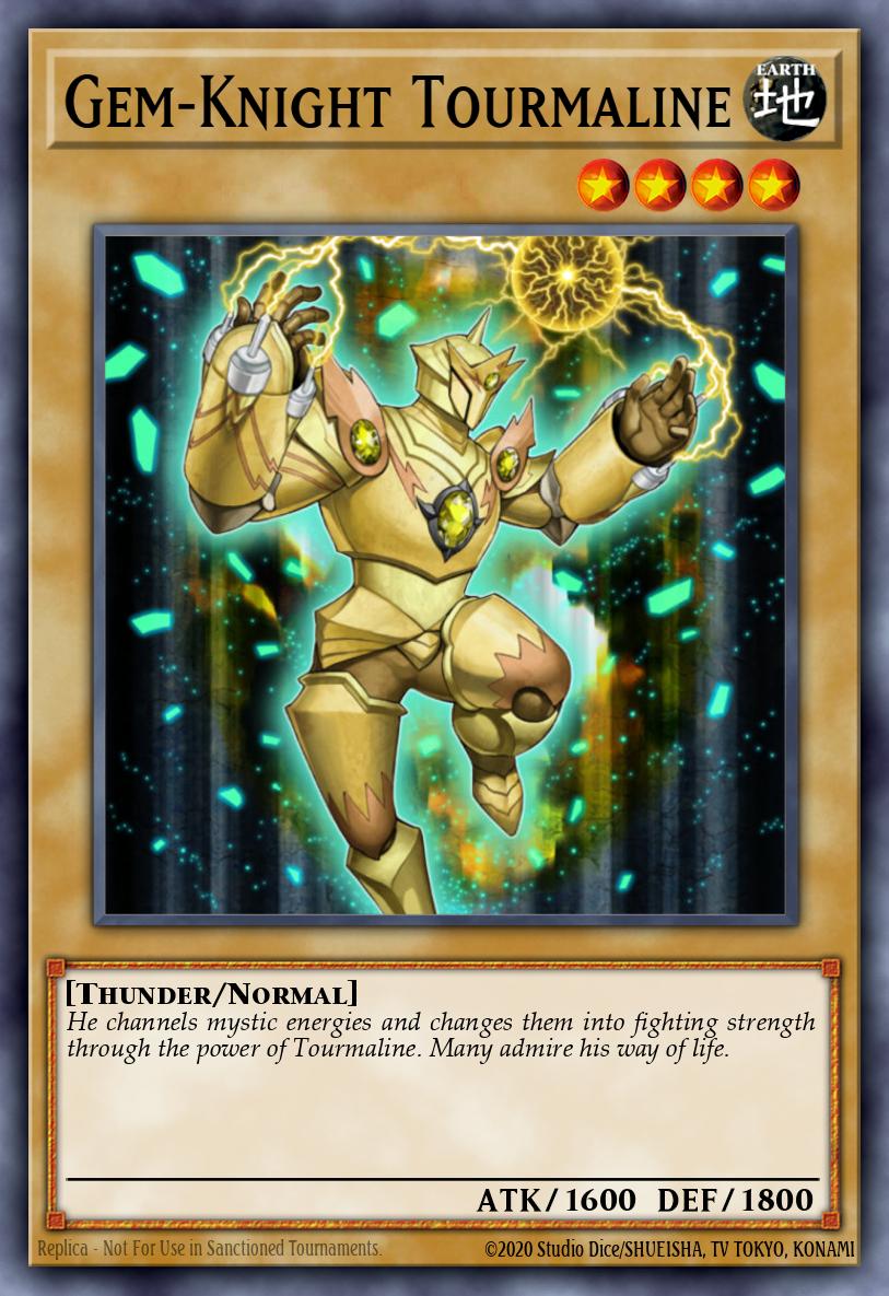 Gem-Knight Tourmaline [Shatterfoil] SP15-EN001
