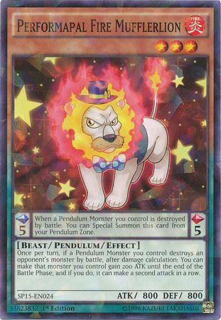 Performapal Fire Mufflerlion [Shatterfoil] SP15-EN024