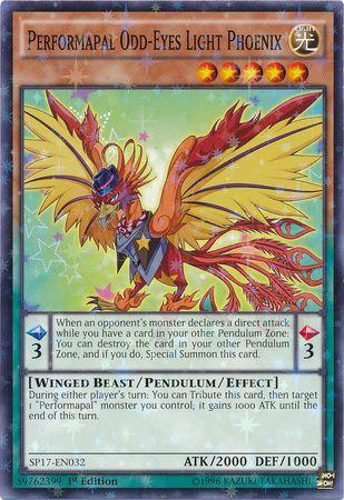 Performapal Odd-Eyes Light Phoenix [Starfoil Rare] SP17-EN032