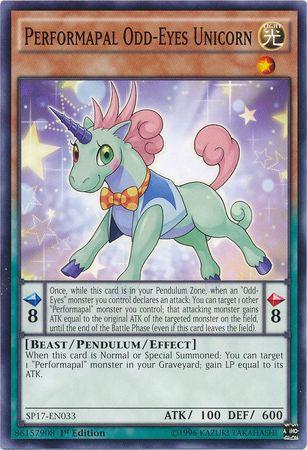 Performapal Odd-Eyes Unicorn SP17-EN033