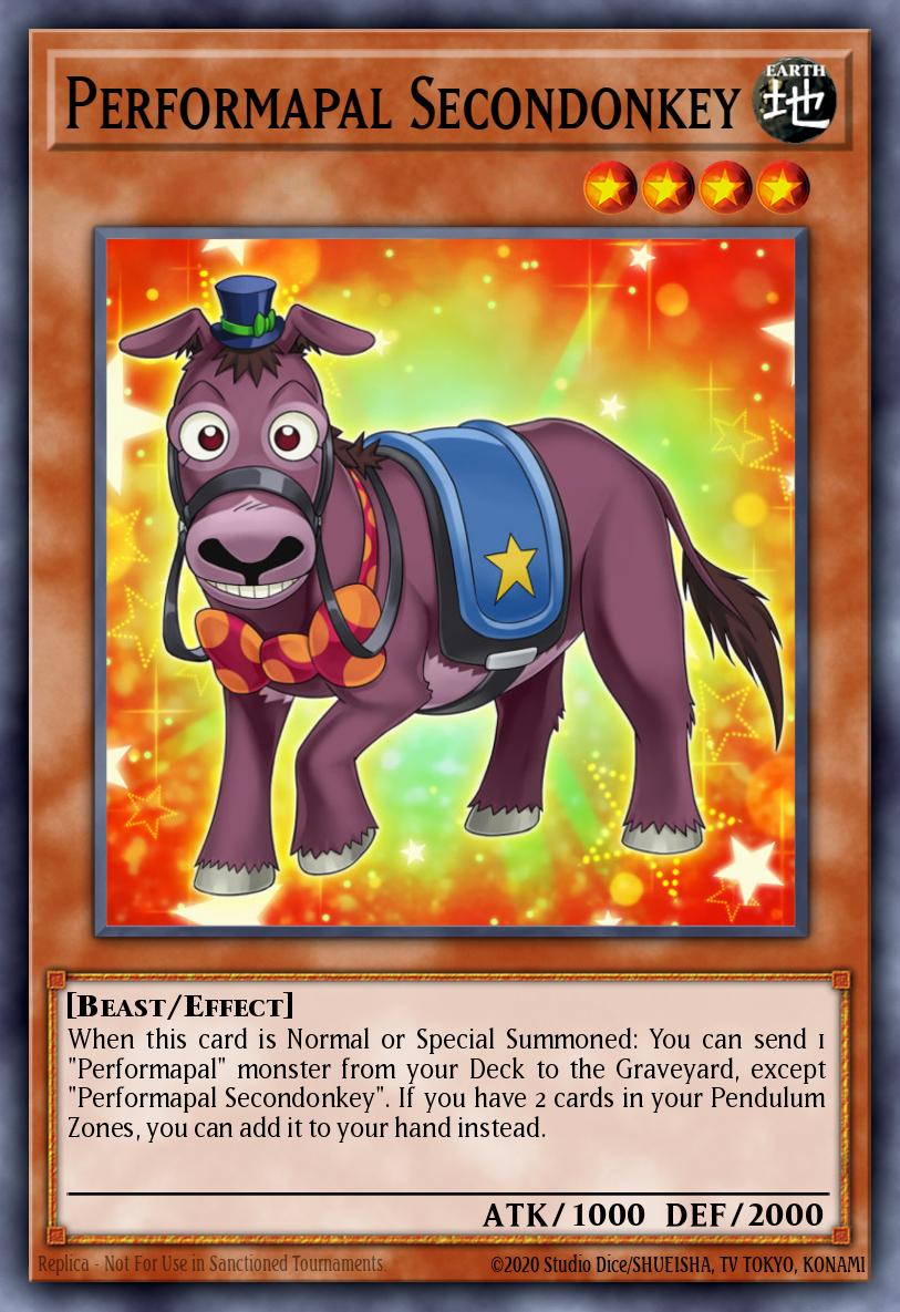 Performapal Secondonkey [Starfoil Rare] SP17-EN025