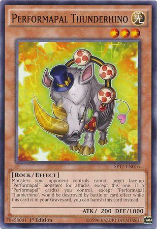 Performapal Thunderhino SP17-EN016